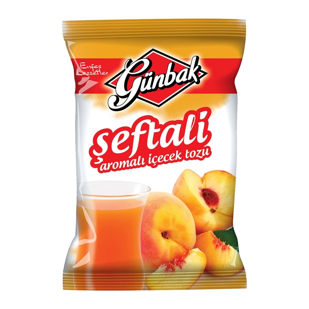 Günbak Şeftali Aromalı İçecek Tozu 250 GR