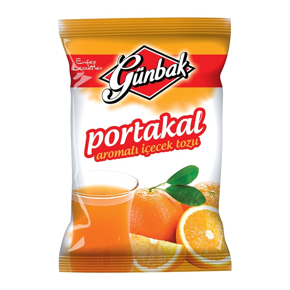 Günbak Portakal Aromalı İçecek Tozu 250 Gr