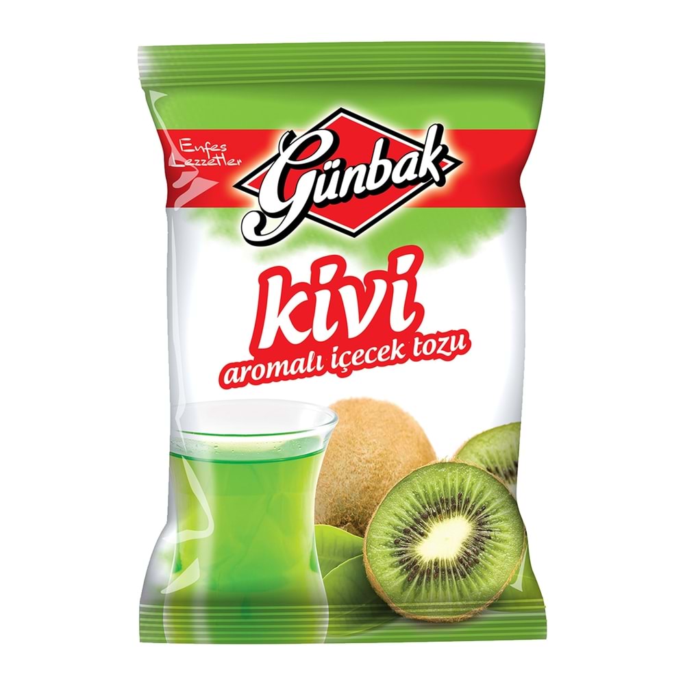 Günbak Kivi Aromalı İçecek Tozu 250 Gr
