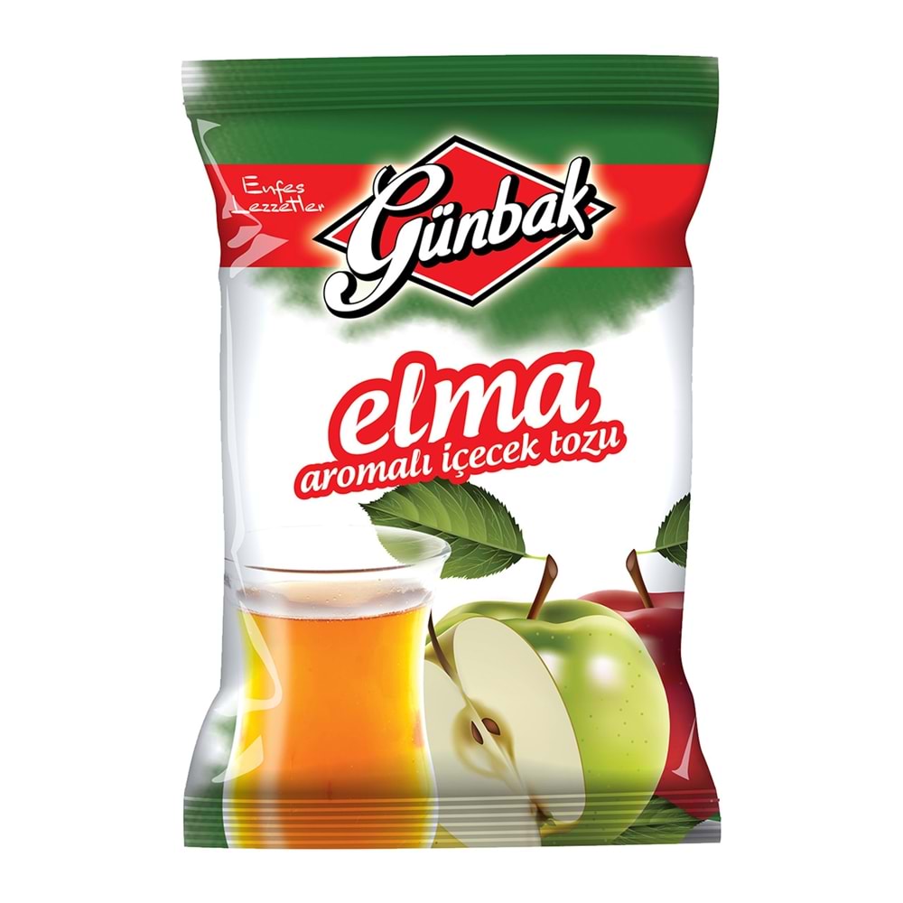 Günbak Elma Aromalı İçecek Tozu 250 Gr