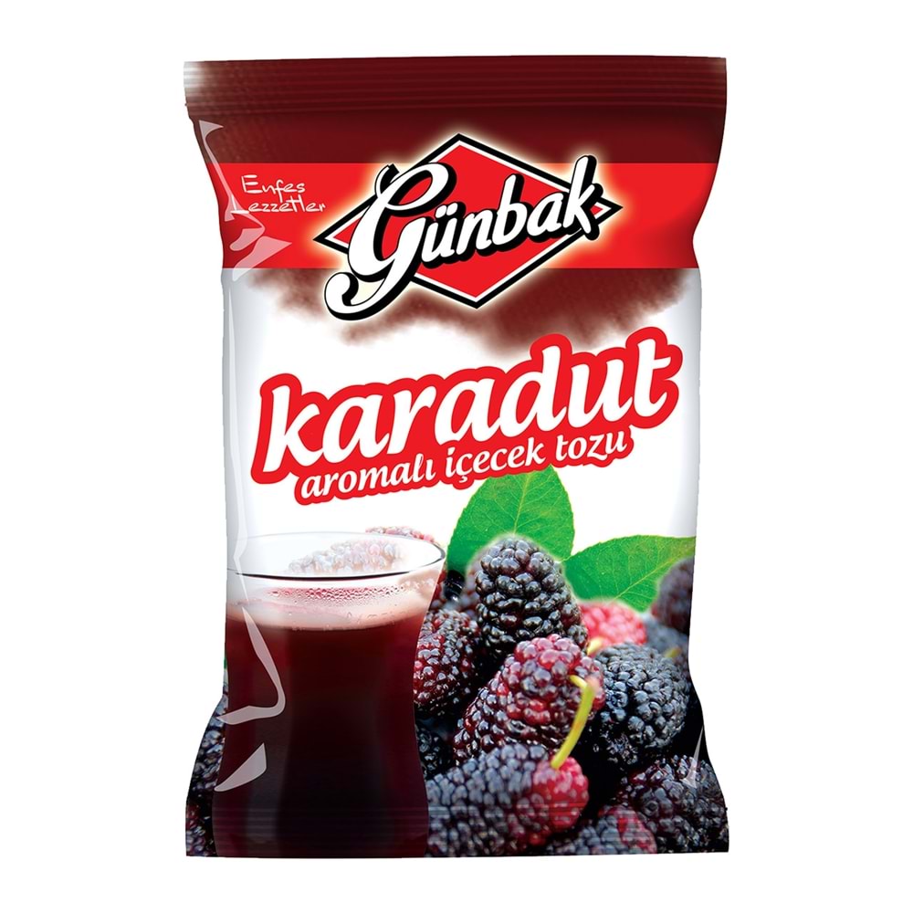 Günbak Karadut Aromalı İçecek Tozu 250 Gr