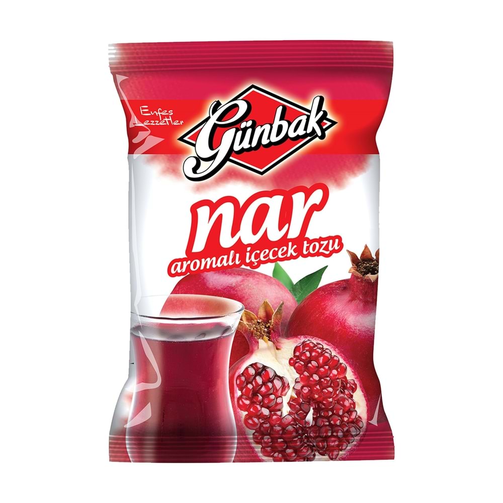 Günbak Nar Aromalı Soğuk İçecek Tozu 10 Lt
