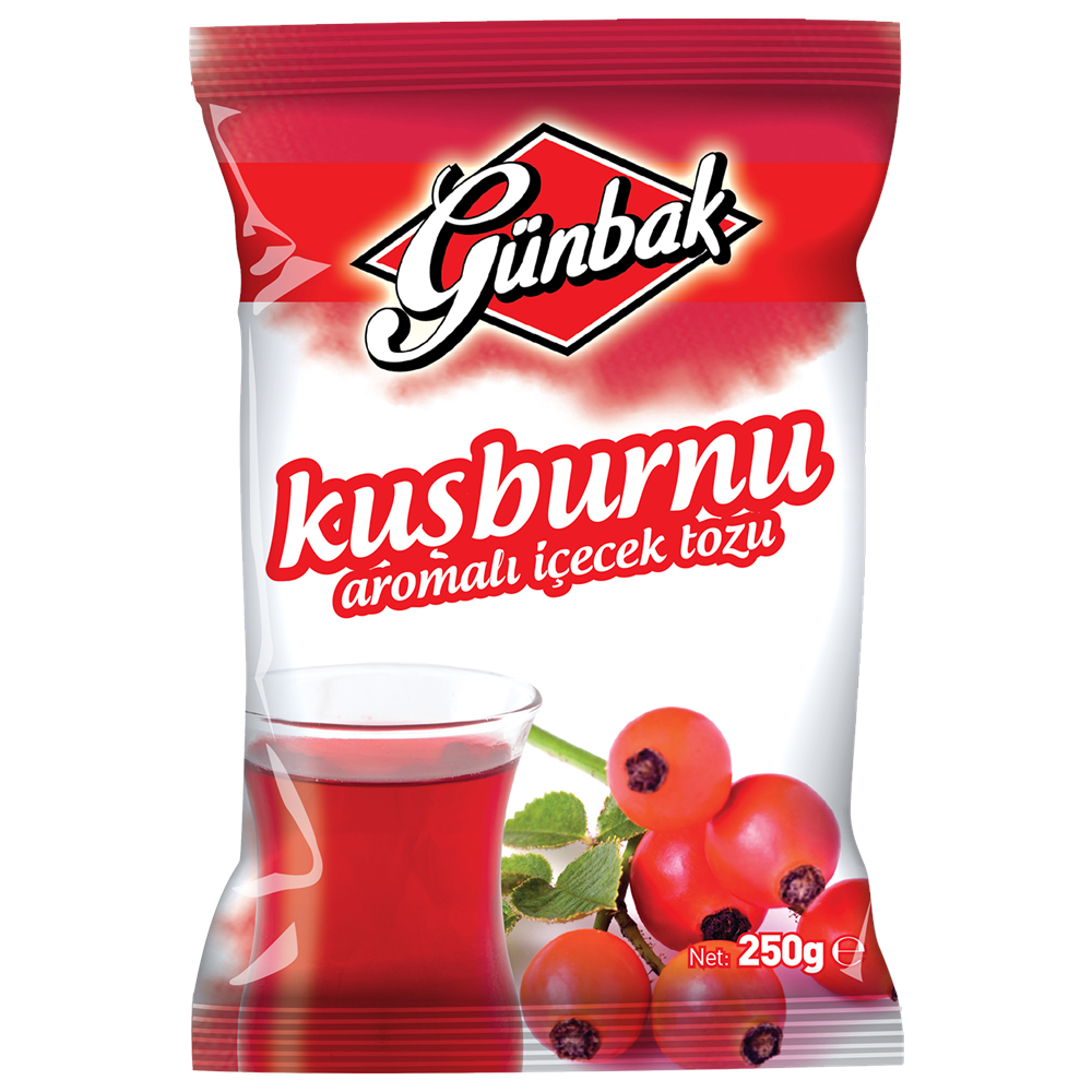Günbak Kuşburnu Aromalı İçecek Tozu 250 Gr