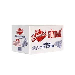 Günbak Toz Stick Şeker Kutu 4 KG