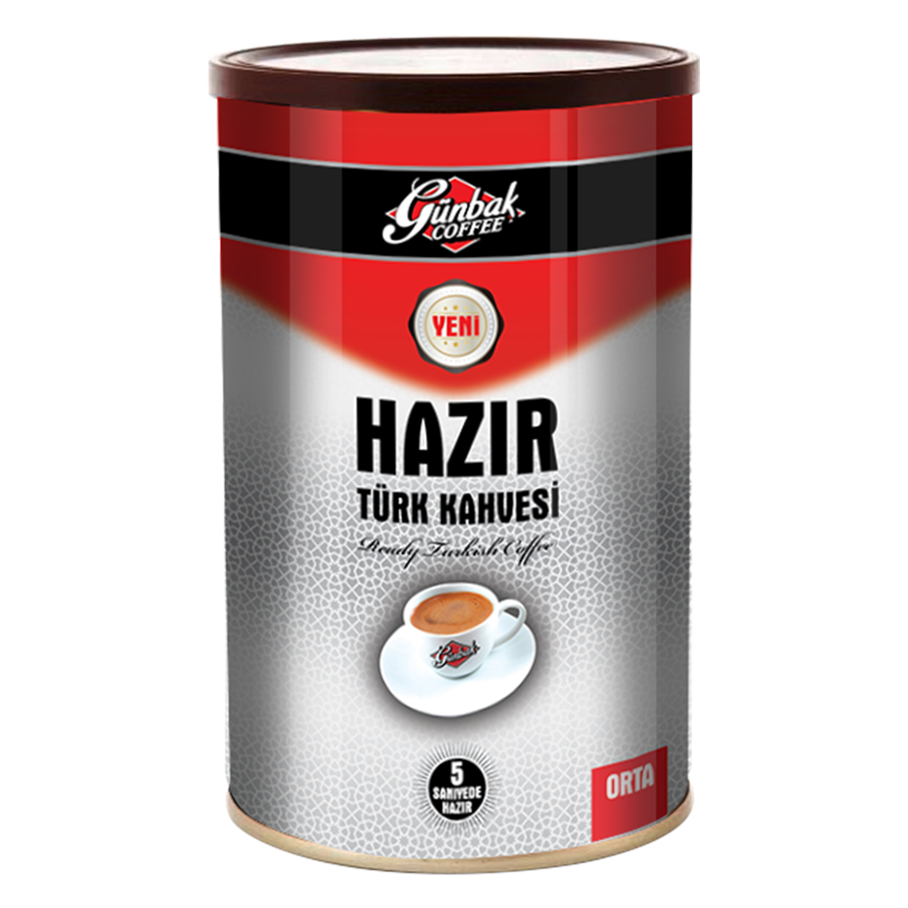Günbak Hazır Türk Kahvesi Teneke 250 Gr