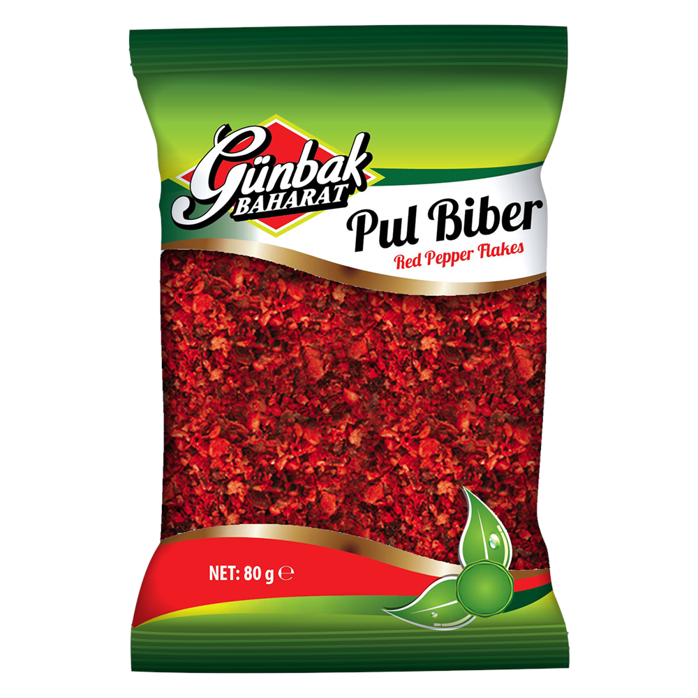 Günbak Pul Biber Kutu 80 Gr 12 Adet