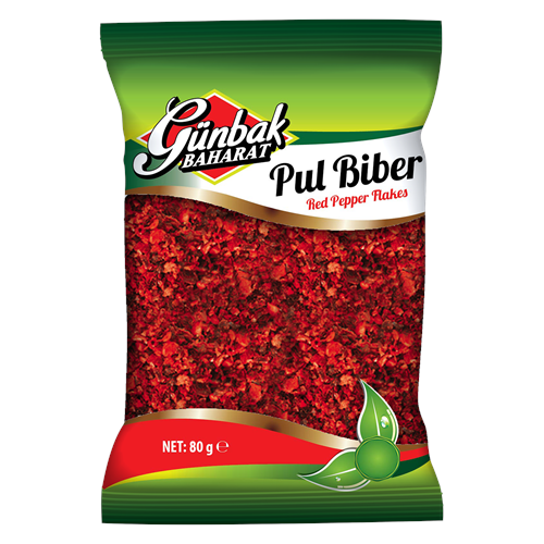 Günbak Pul Biber Kutu 80 Gr 12 Adet