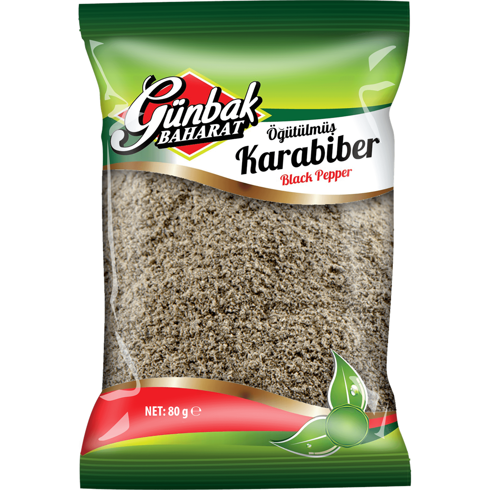 Günbak Karabiber Kutu 80 Gr 12 Adet