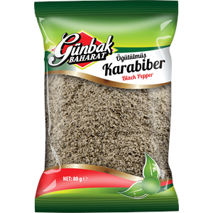 Günbak Karabiber Kutu 80 Gr 12 Adet