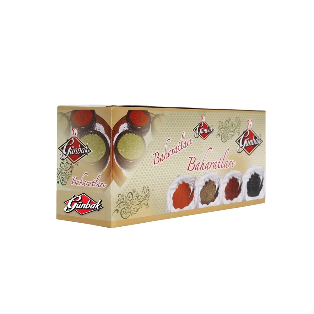Günbak Acı Toz Biber Kutu 80 Gr 12 Adet