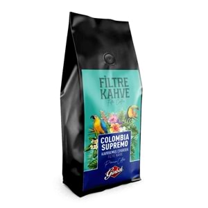 Colombia Supremo Kavrulmuş Çekirdek Filtre Kahve 1 Kg
