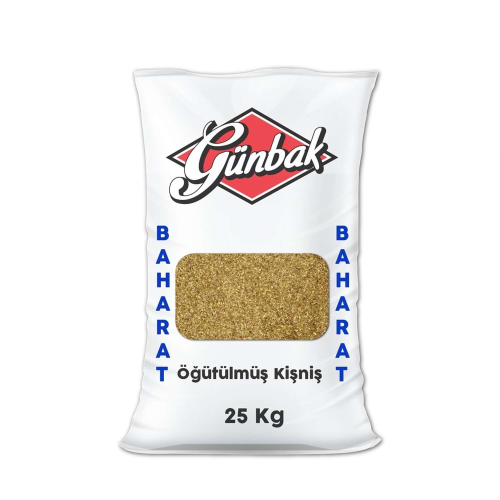 Günbak Öğütülmüş Kişniş Çuval 25 Kg